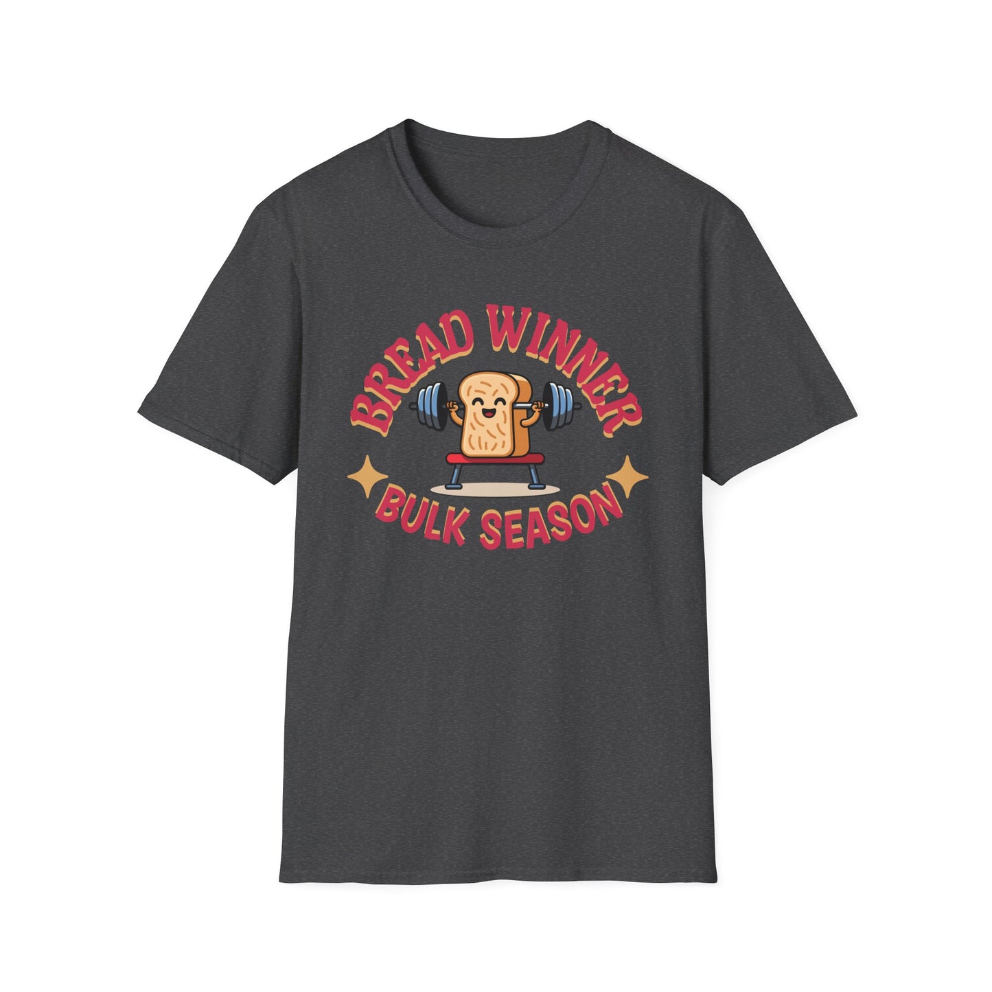 Powerlifting Humour Bread Winner Unisex T-Shirt - Genz Millenial Fitness Apparel