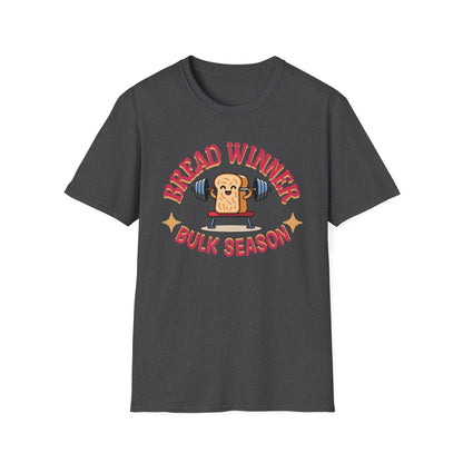 Powerlifting Humour Bread Winner Unisex T-Shirt - Genz Millenial Fitness Apparel