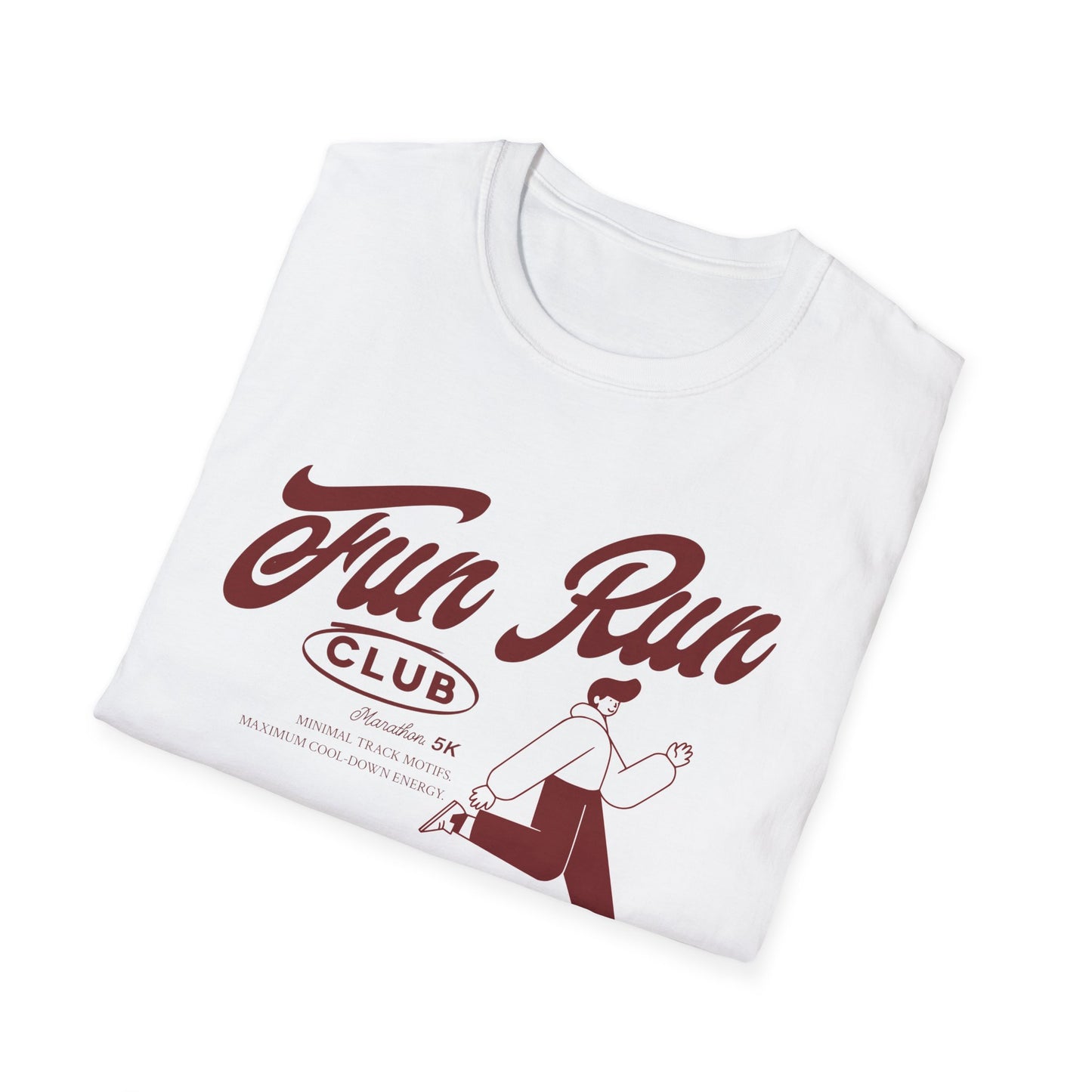 Running Marathon 5K Club - Genz Millenial Fitness T-Shirt