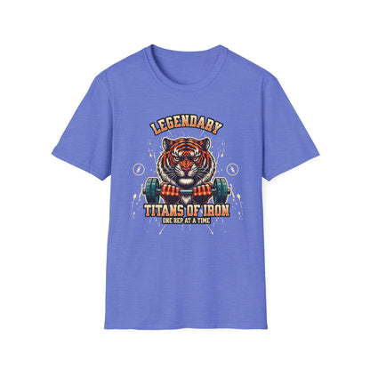 Powerlifting Titans Unisex T-Shirt for Genz Millenials - Fitness Apparel