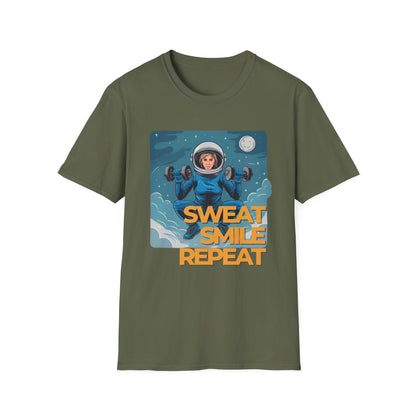 Sweat Smile Repeat Gym T-Shirt