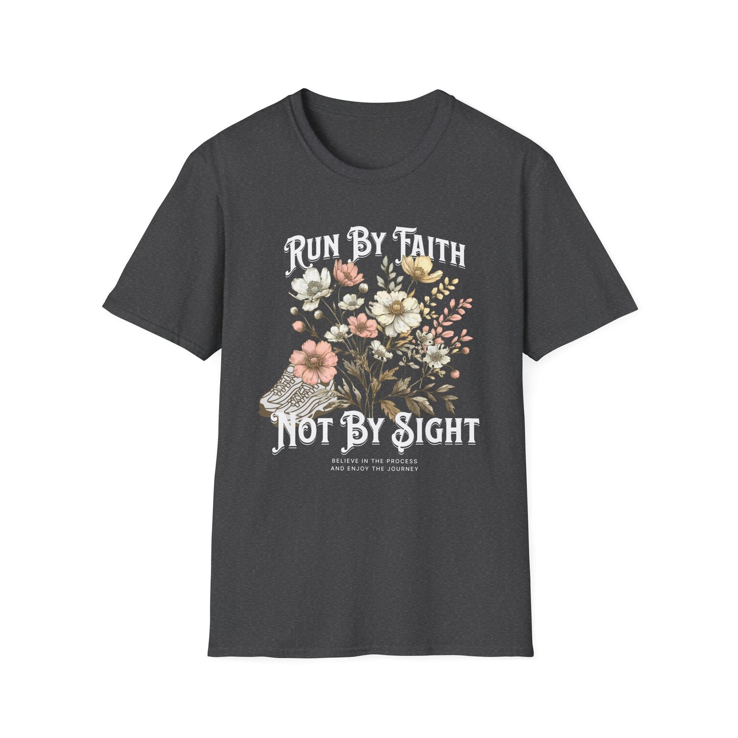 Running Run By Faith - Fitness T-Shirt