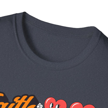 Couples Fitness Running T-Shirt - Faith Flex Forever Unisex Softstyle