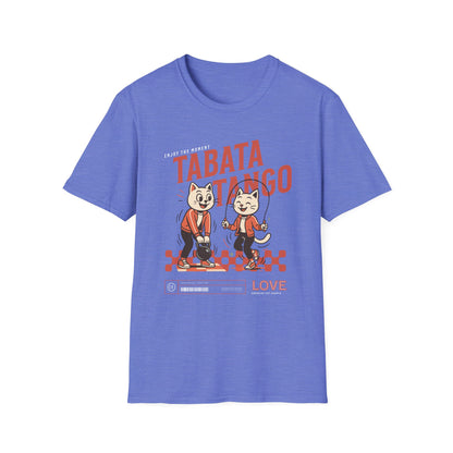 HIIT Tabata Tango Couples Fitness T-Shirt