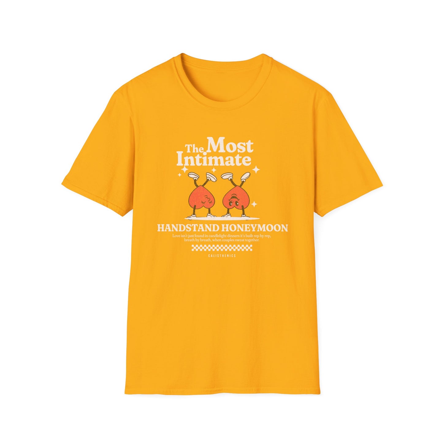 Couples Fitness T-Shirt - Calisthenics Handstand Honeymoon