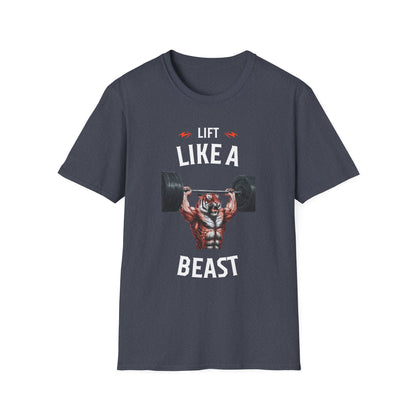 Like a Beast Gym Tiger T-Shirt