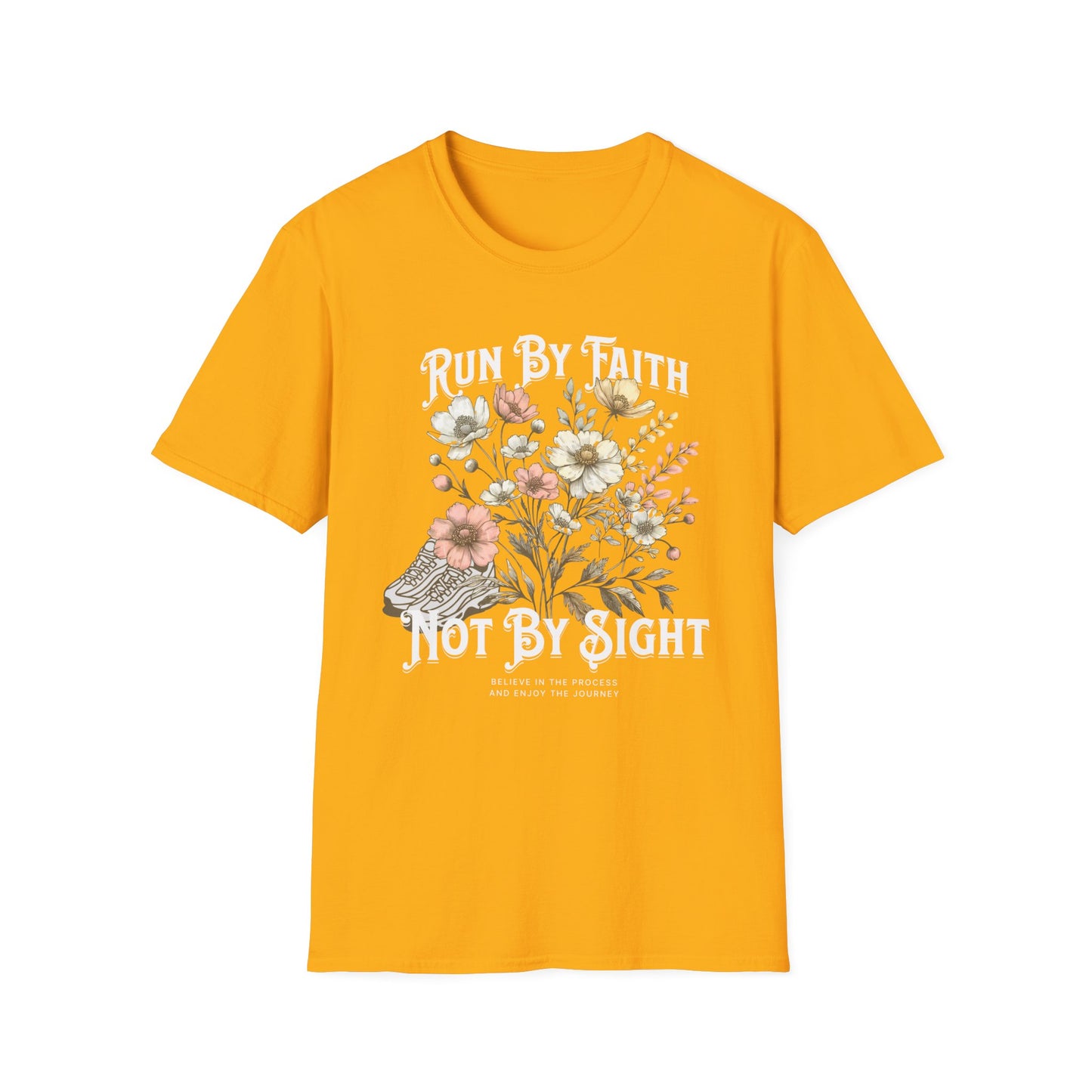 Running Run By Faith - Fitness T-Shirt