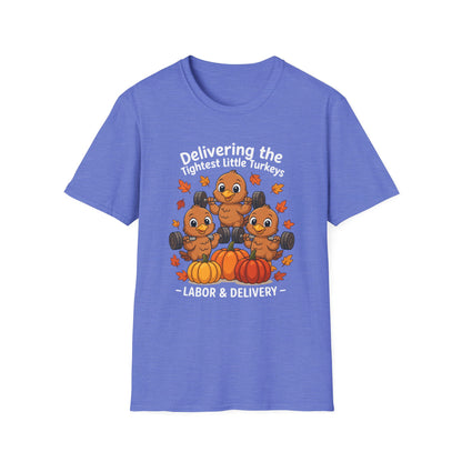 Delivering Tightest Little Turkeys Fall Fitness T-shirt