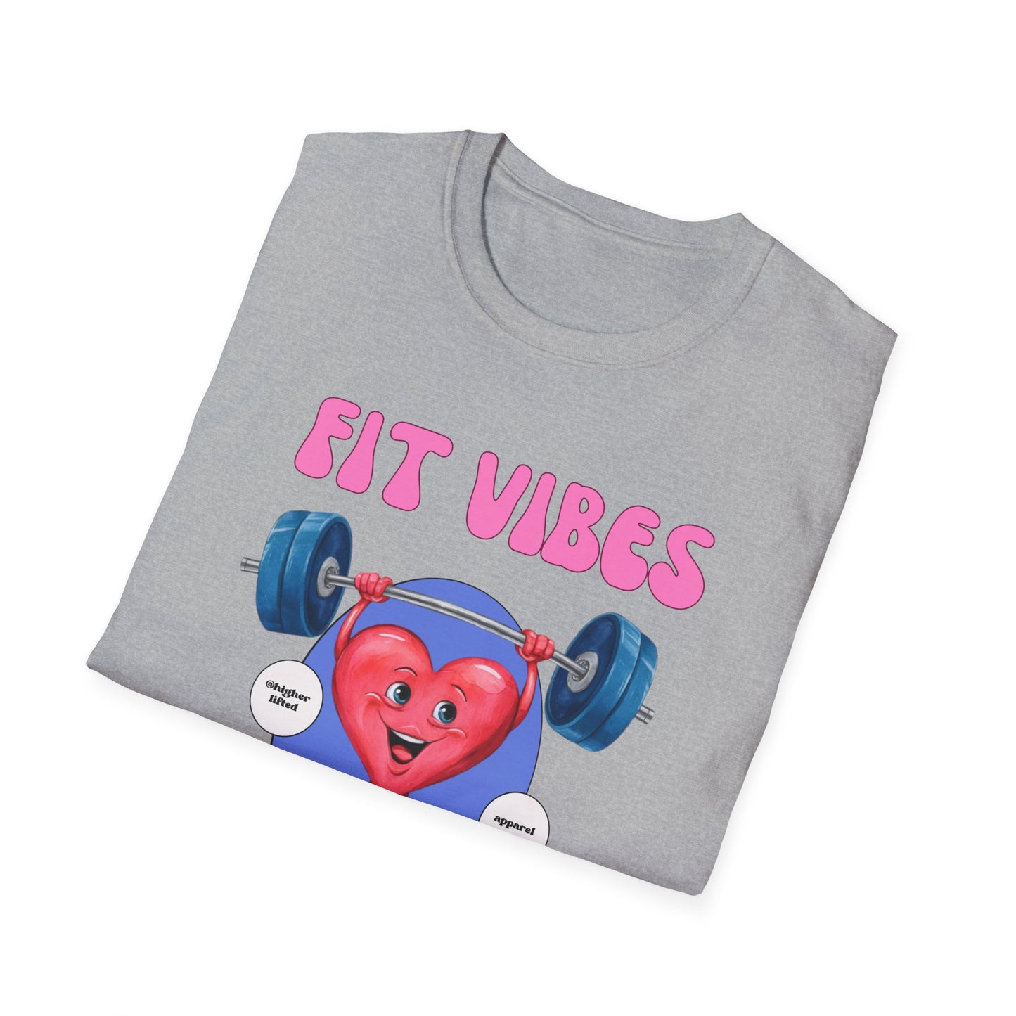 Fit Heart Vibes Only Gym T-Shirt