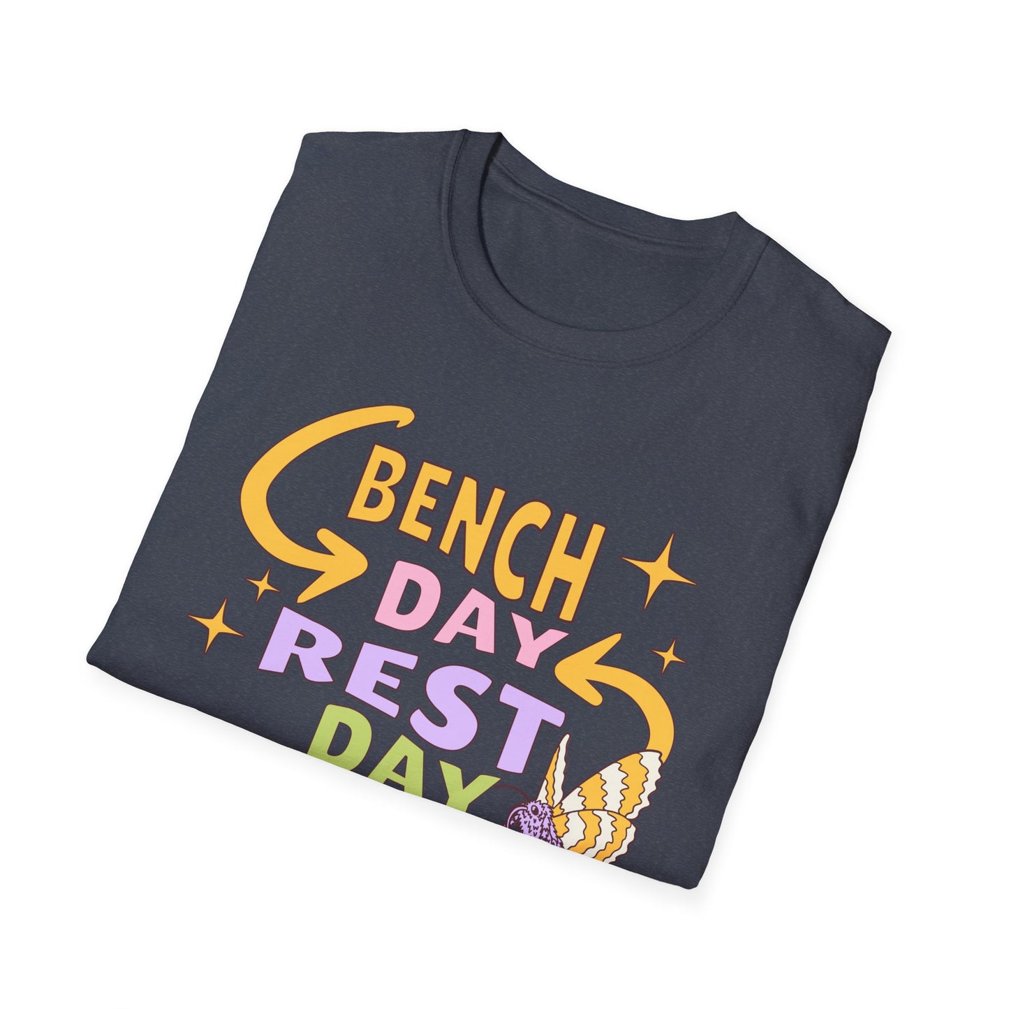 Powerlifting Bench Day Rest Day Genz Millenial Fitness T-Shirt