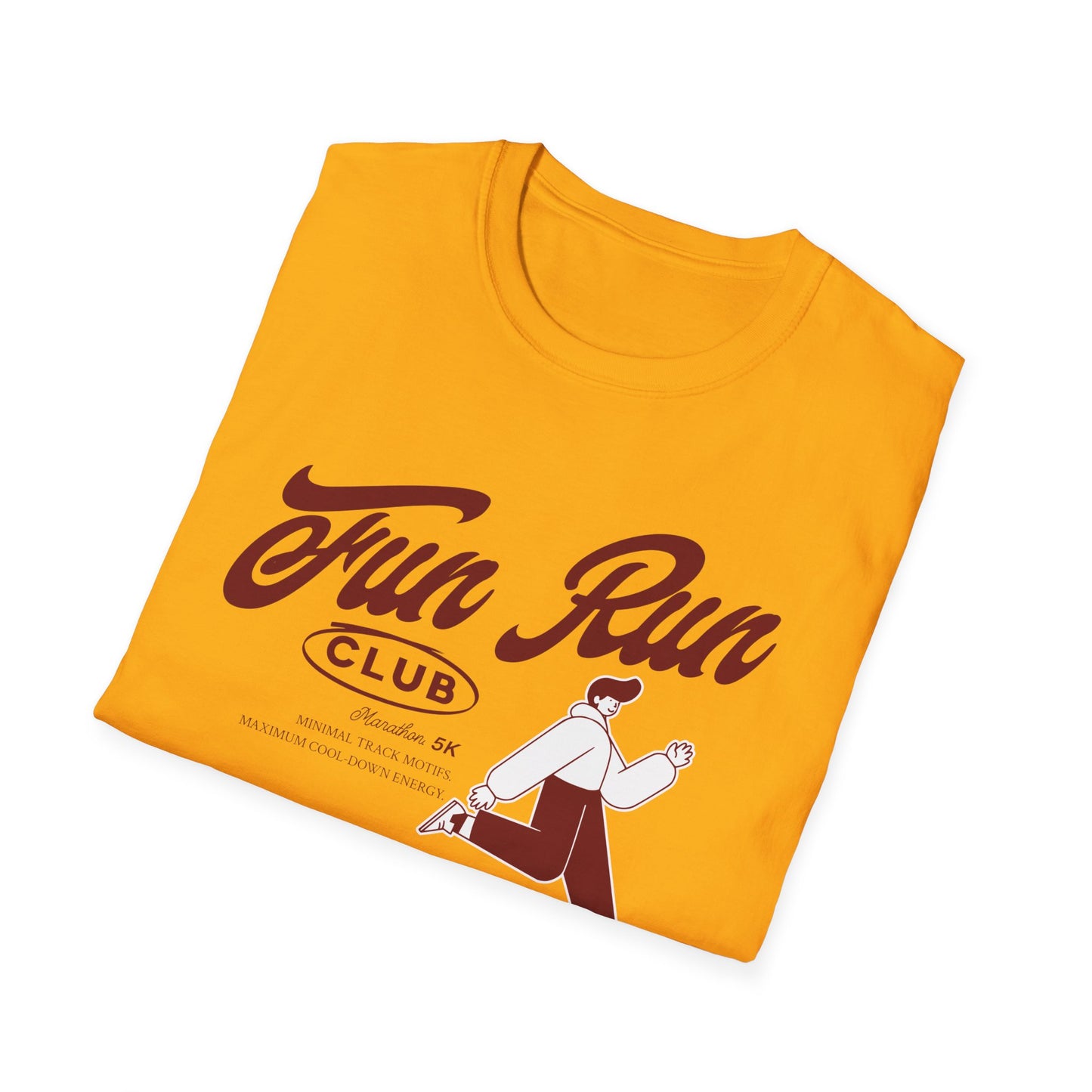 Running Marathon 5K Club - Genz Millenial Fitness T-Shirt