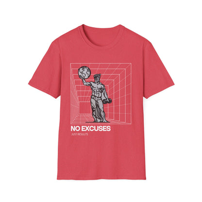 No Excuses Just Results Gym T-shirt