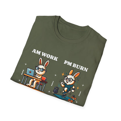 Corporate Fitness T-Shirt - HIIT AM Work PM Burn
