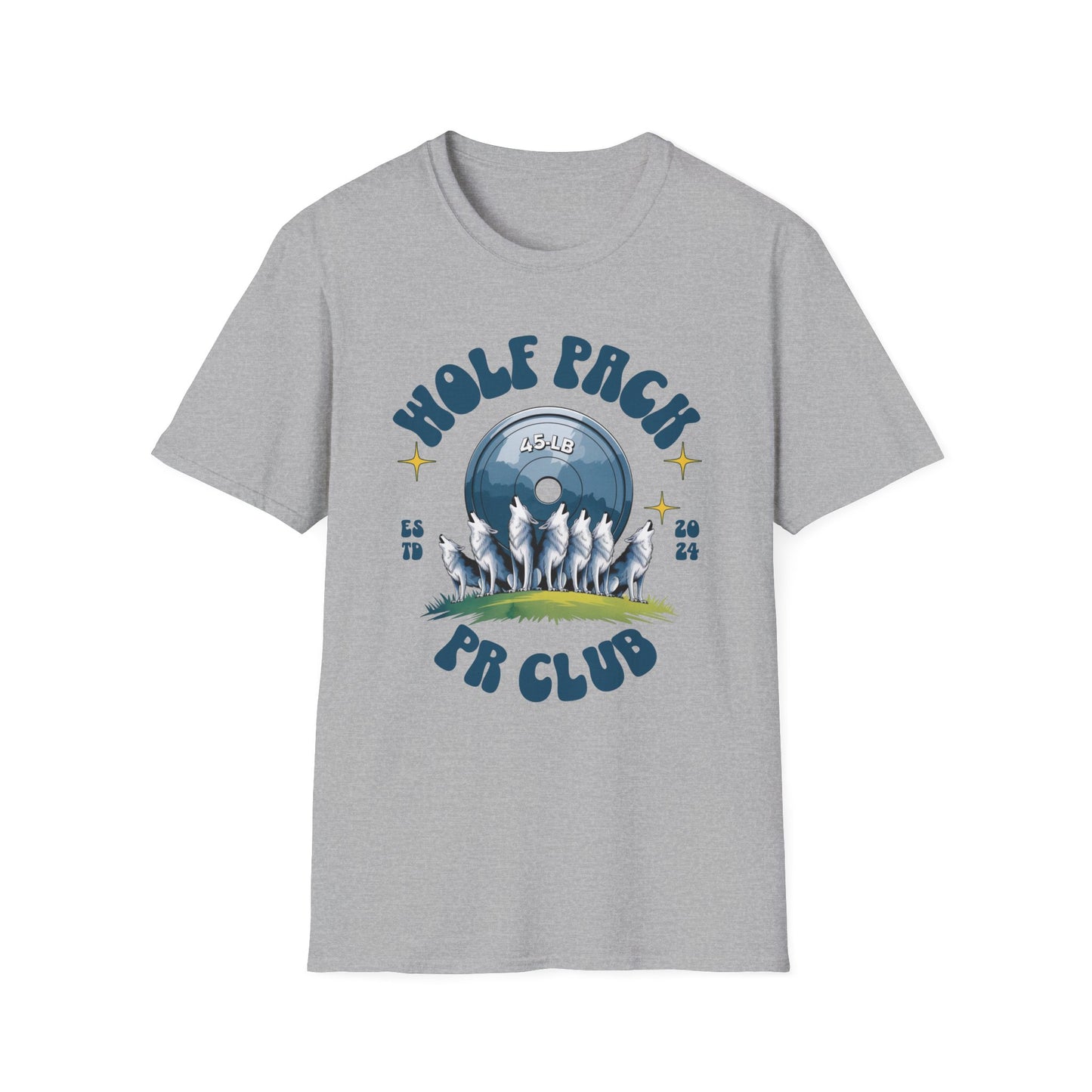 Powerlifting Wolf Pack T-Shirt - Genz Millenial Streetwear