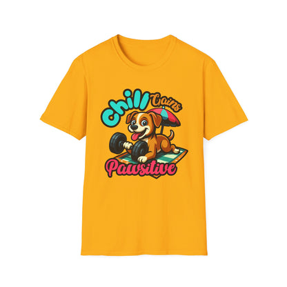 Chill Gains of Workout & Worship - Faith-Based Fitness T-Shirt 2