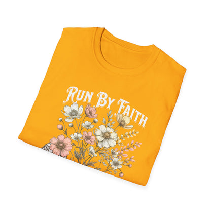 Running Run By Faith - Fitness T-Shirt