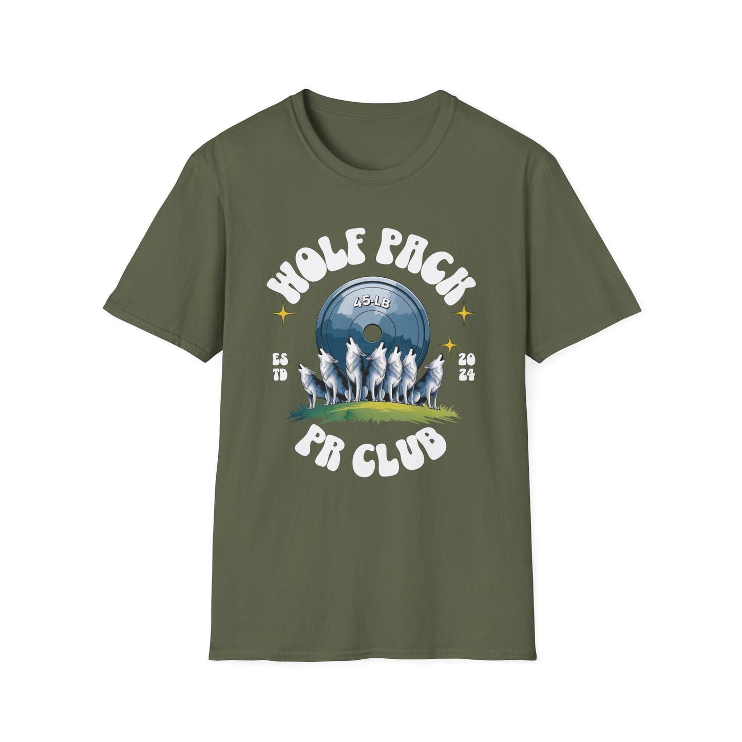 Powerlifting Wolf Pack T-Shirt - Genz Millenial Streetwear