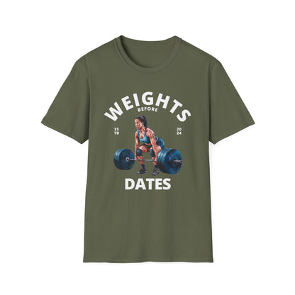 Weights Before Dates Gym T-Shirt