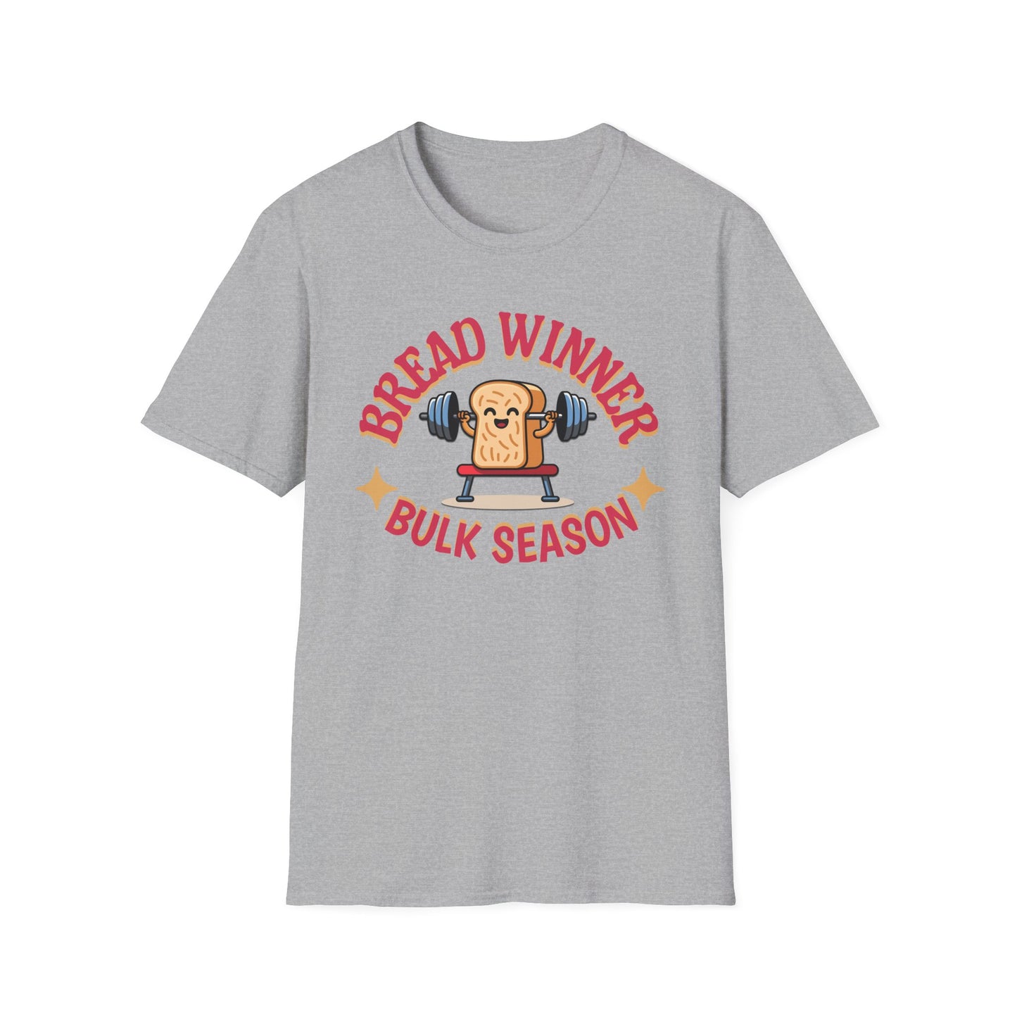 Powerlifting Humour Bread Winner Unisex T-Shirt - Genz Millenial Fitness Apparel