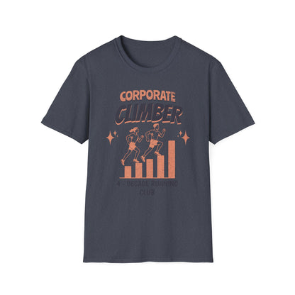 Fit-over 40 Corporate Climber Running Club T-Shirt Design