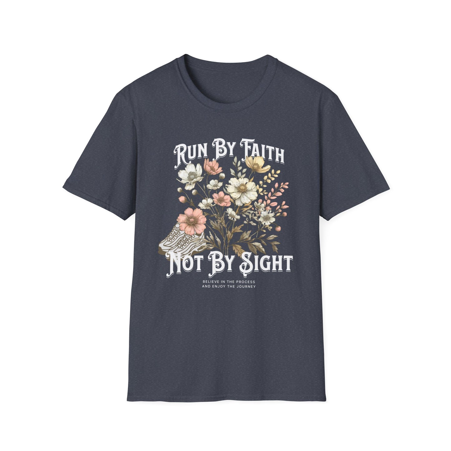 Running Run By Faith - Fitness T-Shirt