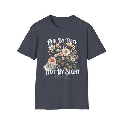 Running Run By Faith - Fitness T-Shirt