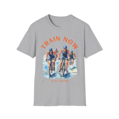 Train Now Play Later Gym T-shirt