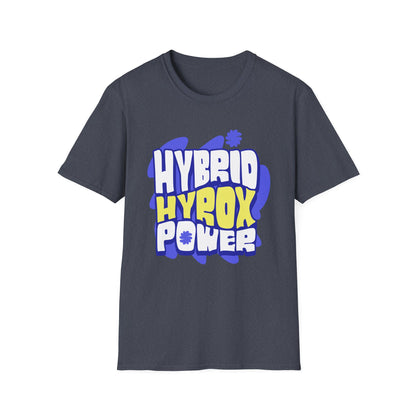 Powerlifting Hybrid Hyrox Fitness T-Shirt for Gen Z Millennials