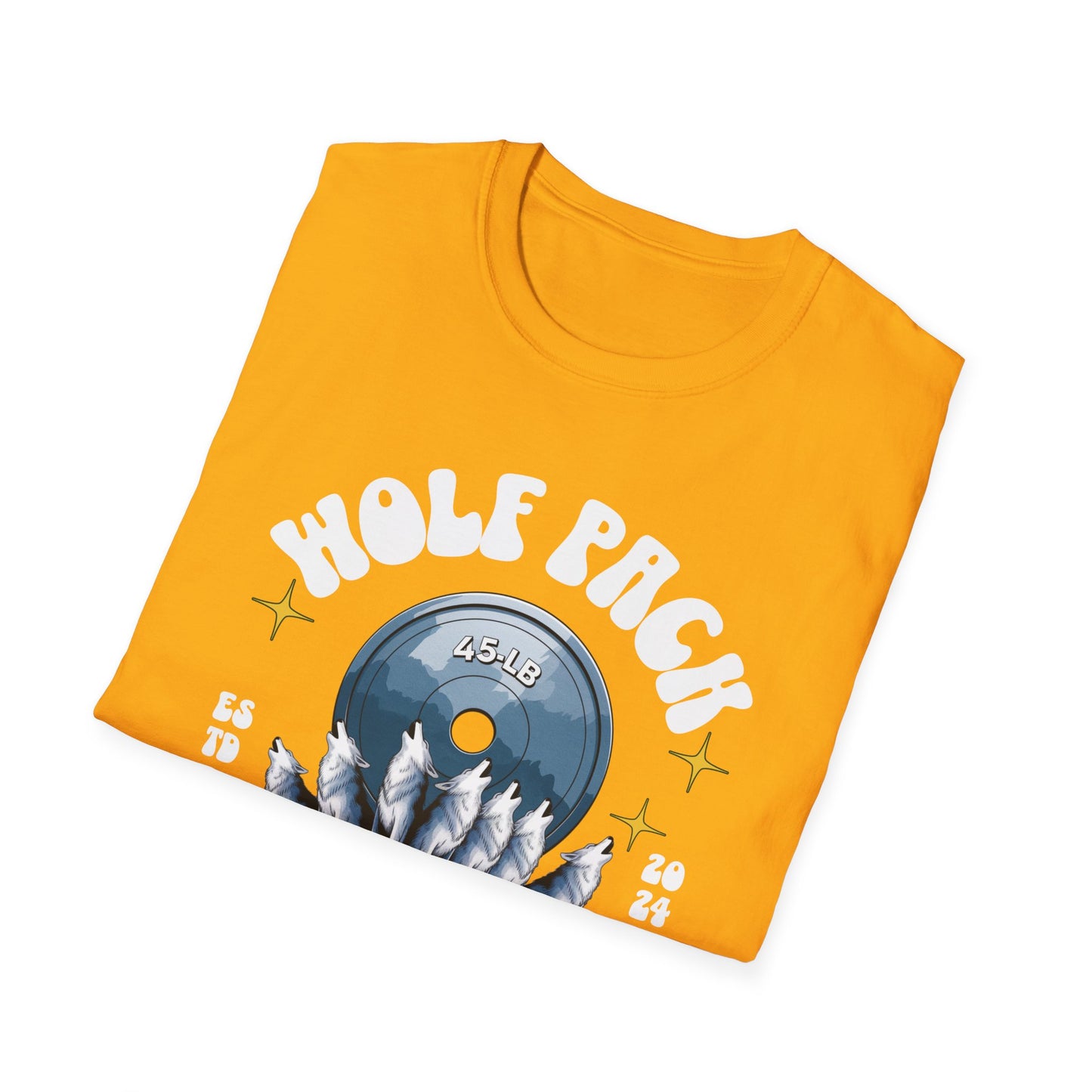 Powerlifting Wolf Pack T-Shirt - Genz Millenial Streetwear