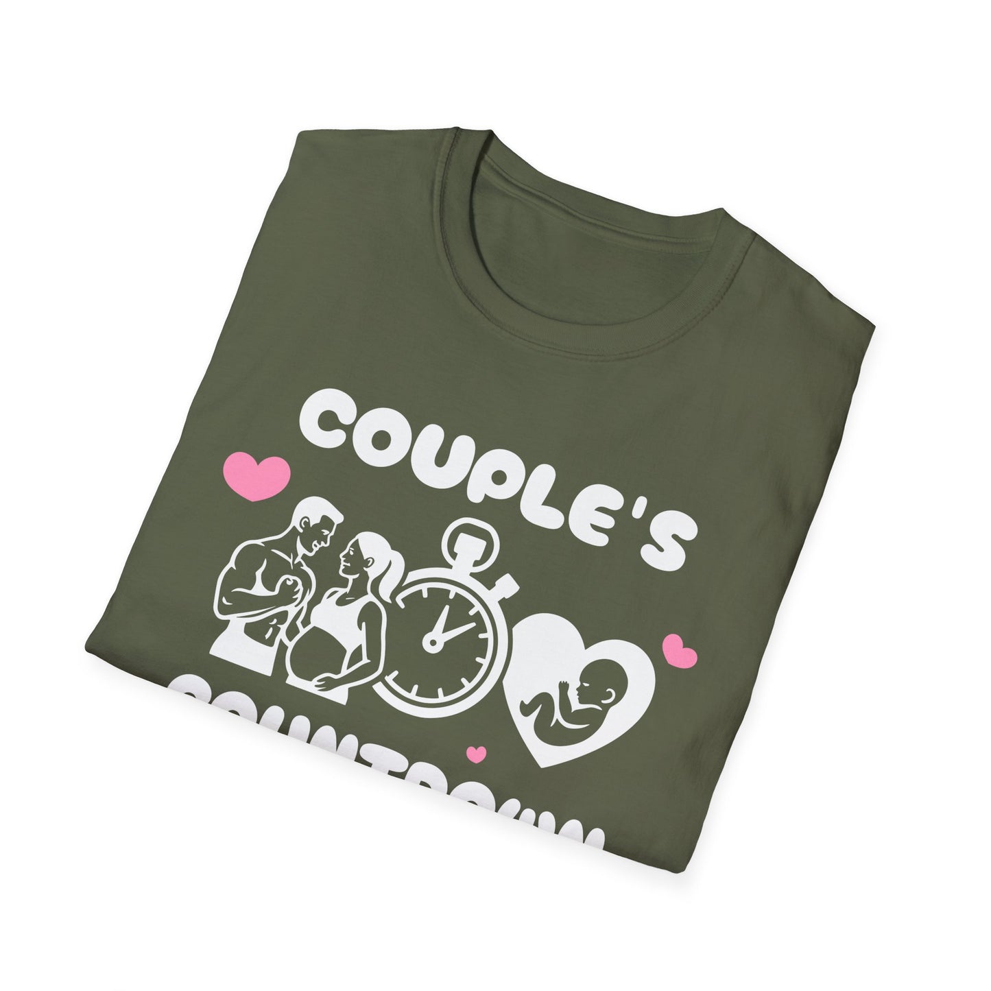 Fitness T-Shirt - Couple's Contraction Count Pre/Postnatal