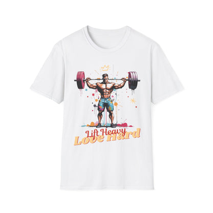 Lift Heavy Love Hard Gym T-shirt