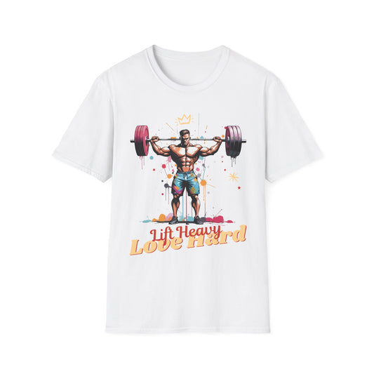 Lift Heavy Love Hard Gym T-shirt