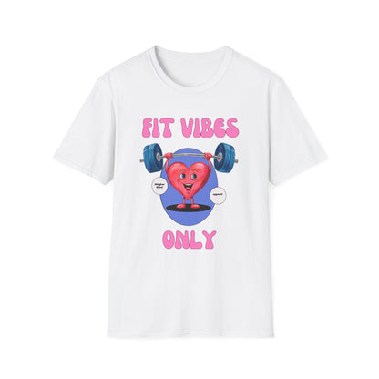 Fit Heart Vibes Only Gym T-Shirt