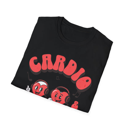 Fitness Running Cardio Karaoke Unisex T-Shirt Fit-over 40 Couples