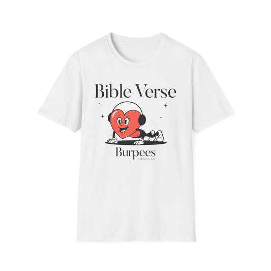 Faith-Based Fitness T-Shirt - Bible Verse Burpees