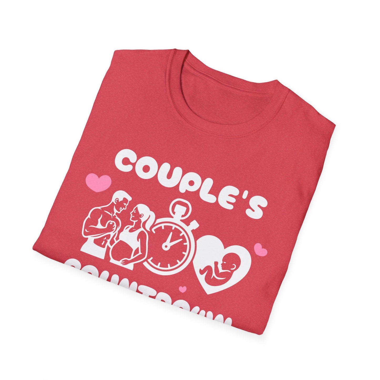 Fitness T-Shirt - Couple's Contraction Count Pre/Postnatal