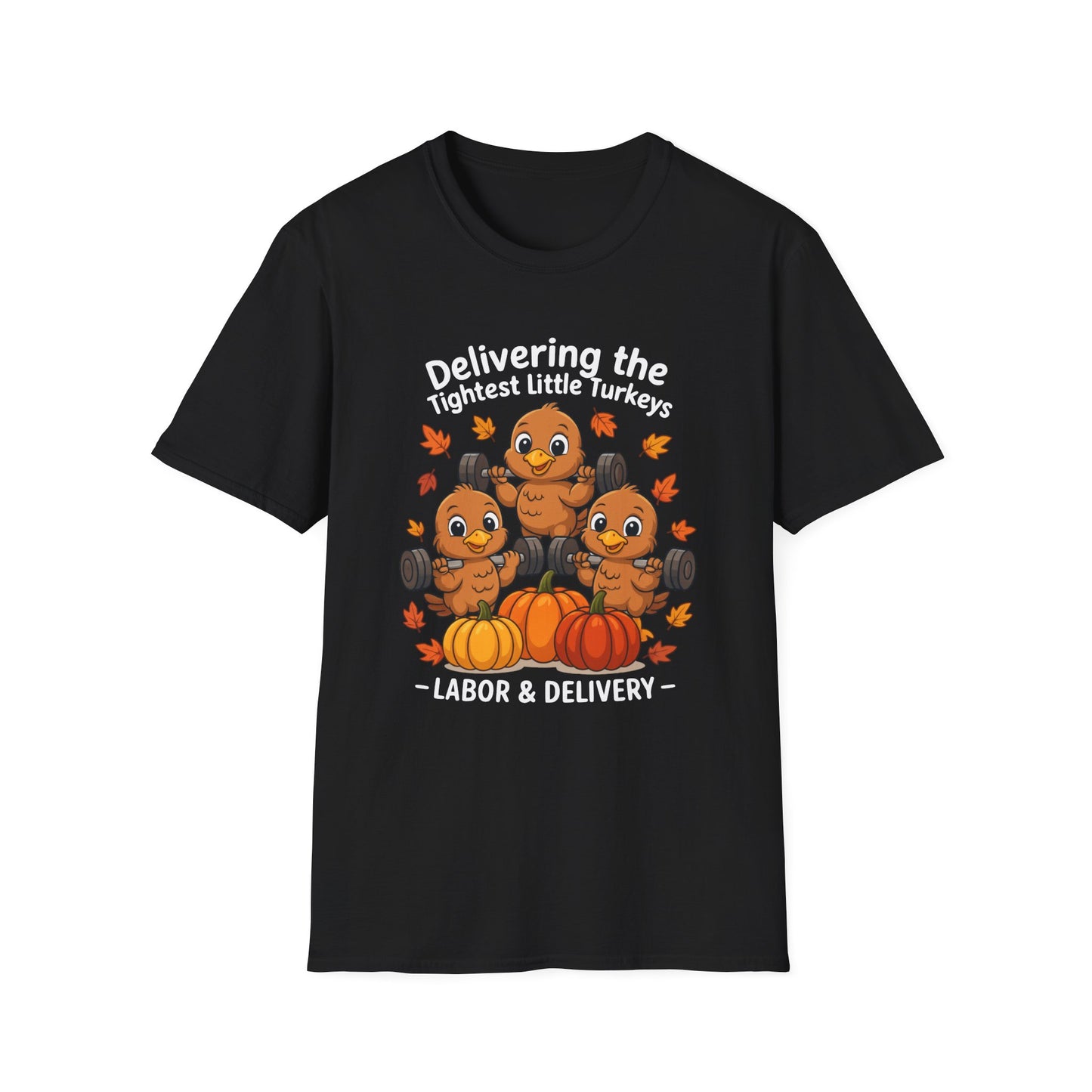 Delivering Tightest Little Turkeys Fall Fitness T-shirt