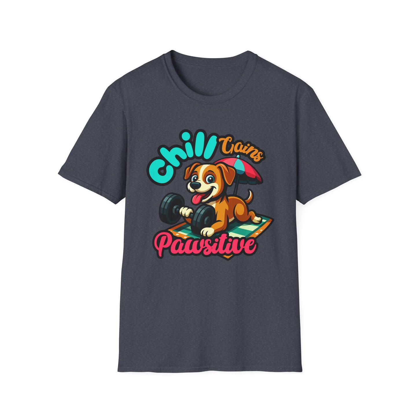 Chill Gains of Workout & Worship - Faith-Based Fitness T-Shirt 2