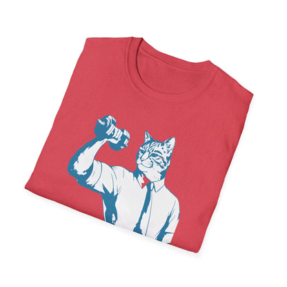 Unisex T-Shirt Powerlifting Corporate Cats 1 Rep Max Club