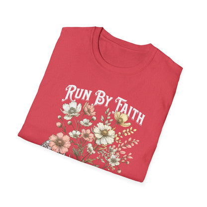 Running Run By Faith - Fitness T-Shirt