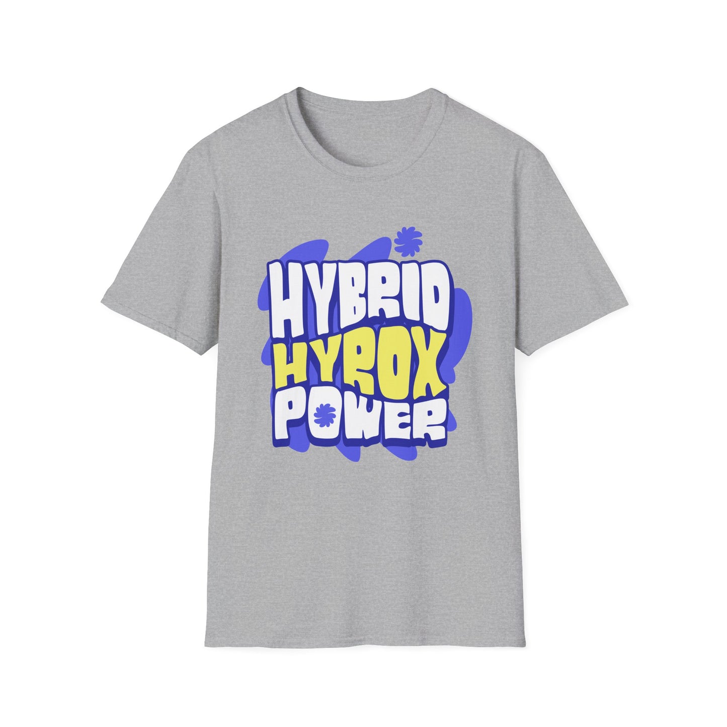 Powerlifting Hybrid Hyrox Fitness T-Shirt for Gen Z Millennials