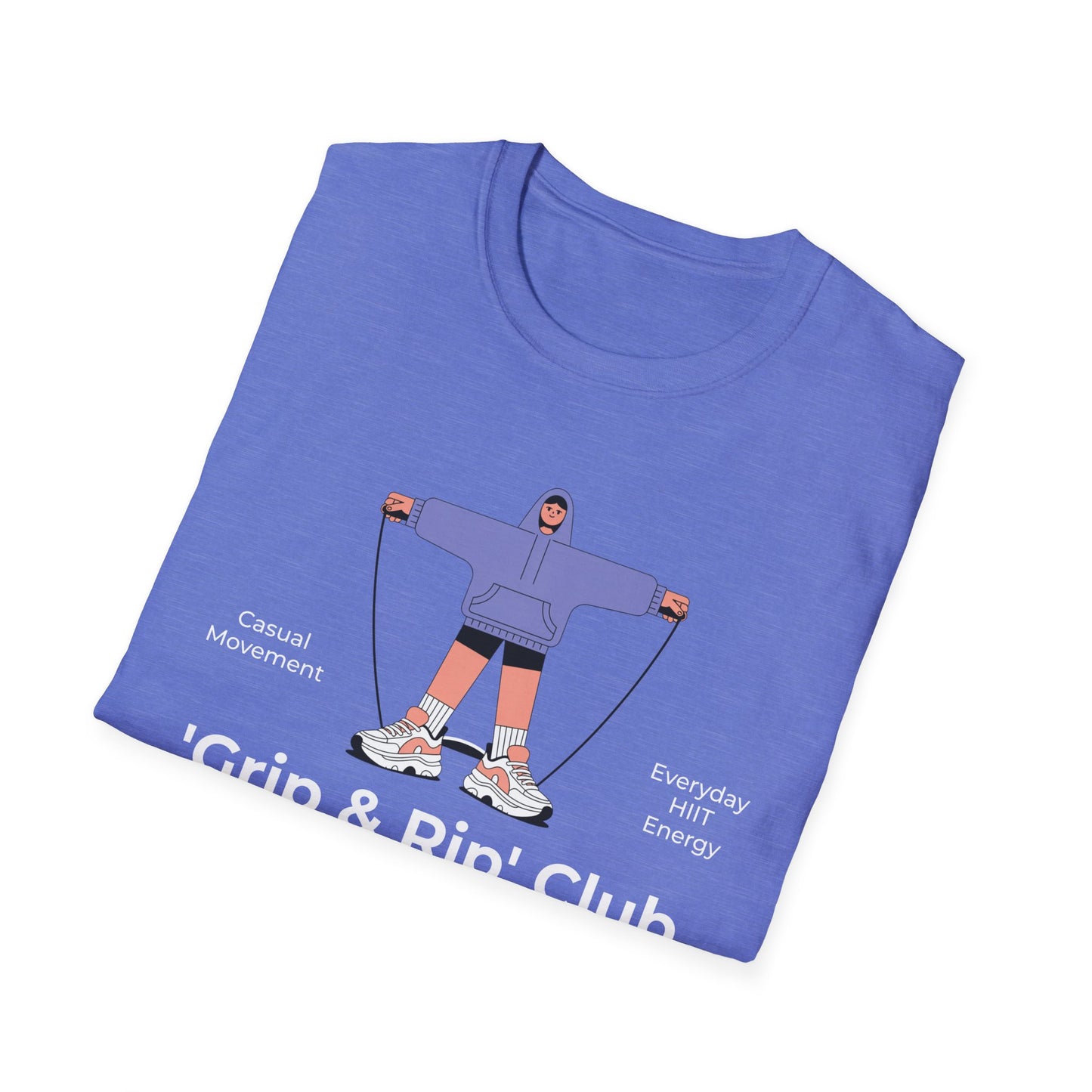 HIIT Grip & Rip Casual - Genz Millenial T-Shirt