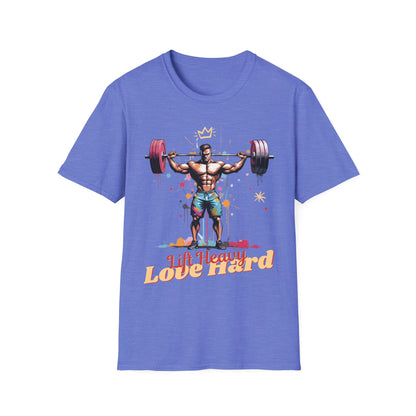 Lift Heavy Love Hard Gym T-shirt