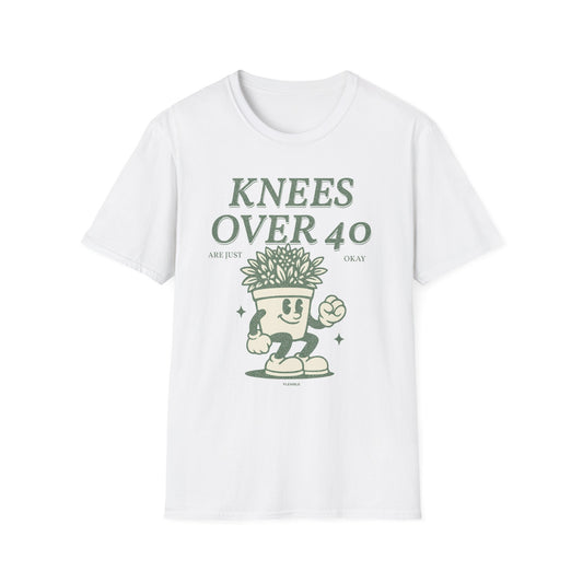 Fit Over 40 Knees Over 40 OK Unisex Softstyle Tee Shirt
