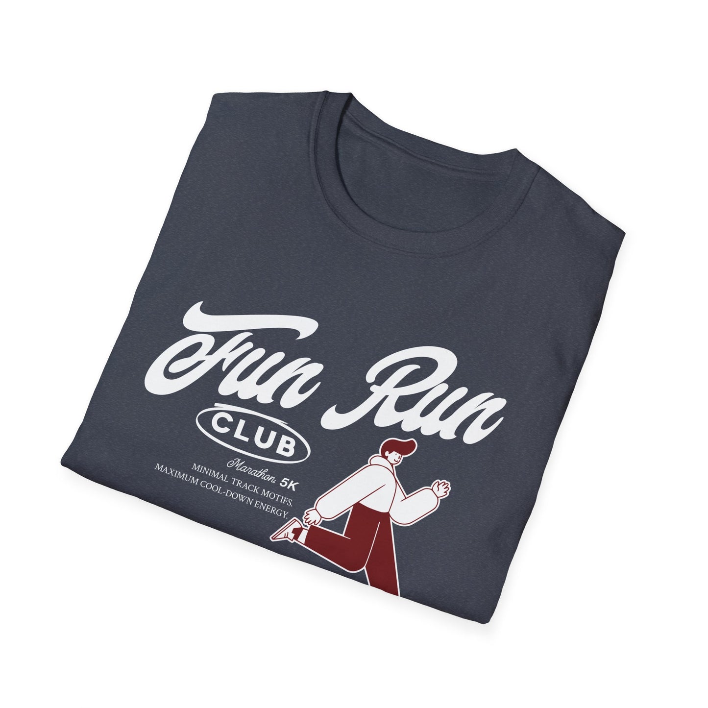 Running Marathon 5K Club - Genz Millenial Fitness T-Shirt